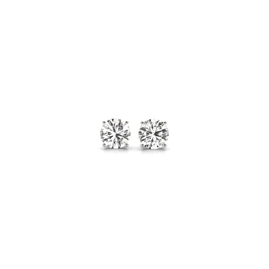 1/2 cttw Lab Grown Round Diamond Stud Earrings 14k White Gold (G/VS2) by Avera Fragrances