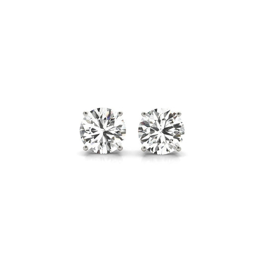 2 cttw Certified IGI Lab Grown Round Diamond Stud Earrings 14k White Gold(G/VS2) by Avera Fragrances